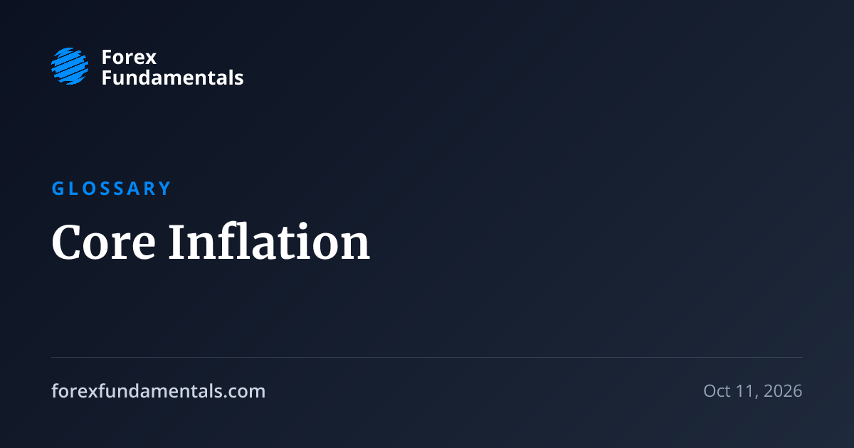 Core Inflation | Forex Glossary