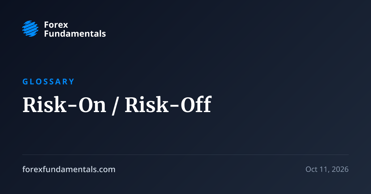 Risk-On / Risk-Off | Forex Glossary